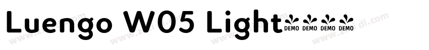 Luengo W05 Light字体转换 Luengo W05 Light字体转换